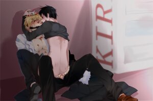 Rating: Explicit Score: 0 Tags: 2boys blush cum durarara!! gagged gay heiwajima_shizuo male male_only orihara_izaya rule34 wink yaoi User: bunchy7s