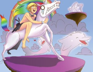 Rating: Questionable Score: 0 Tags: 2010 adult_swim aquatic bow_(feature) bow_tie cartoon_network cetacean cloud dolphin e621 england_(hetalia) equid equine feral group hetalia horn human male mammal multicolored_tail mythological_creature mythological_equine mythology naruru oceanic_dolphin rainbow rainbow_tail riding robot_unicorn_attack star straddling tail toothed_whale unicorn united_kingdom_(hetalia) what User: bunchy7s