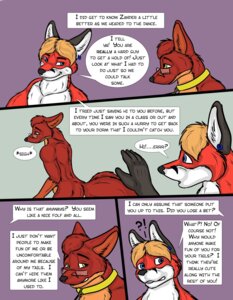 Rating: Explicit Score: 0 Tags: 2_tails animal_genitalia anthro bdsm blue_ear_piercing blue_eyes canid canine canis collar college_student comic dialogue digital_media_(artwork) duo e621 ear_piercing english_text eyewear fox genitals glasses gold_(metal) gold_collar gold_leash hi_res hybrid interrobang leash male male/male mammal metal_collar michichael multi_tail multiple_scenes nude piercing sad sheath shy sigh sighing smile smirk student submissive submissive_male sunitai tail text wolf yellow_eyes zander_softpaws User: bunchy7s