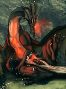 Rating: Explicit Score: 0 Tags: 1_eye bioluminescence black_dragon_kalameet bodily_fluids claws cum dark_souls digitigrade dragon e621 erection european_mythology feral fromsoftware genital_fluids genitals glowing magic magic_user male membrane_(anatomy) membranous_wings mythological_creature mythological_scalie mythology nude penis scalie solo spread_legs spreading syrinoth tail western_dragon wings User: bunchy7s