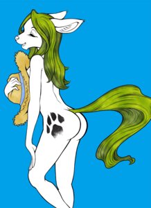 Rating: Questionable Score: 0 Tags: anthro biped butt canid canine canis clothing domestic_dog e621 eyes_closed female green_hair hair hat headgear headwear hi_res mammal markings michiyoshi nude solo standing straw_hat tail User: bunchy7s Rating: Questionable Score: 0 Tags: anthro biped butt canid canine canis clothing domestic_dog e621 eyes_closed female green_hair hair hat headgear headwear hi_res mammal markings michiyoshi nude solo standing straw_hat tail User: bunchy7s