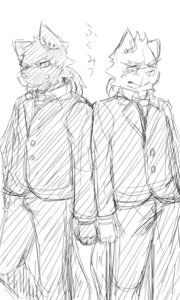 Rating: Safe Score: 0 Tags: 3:5 anthro black_and_white canid canine canis clothed clothing domestic_dog duo e621 fully_clothed male mammal monochrome silverio simple_background sketch suit white_background User: bunchy7s Rating: Safe Score: 0 Tags: 3:5 anthro black_and_white canid canine canis clothed clothing domestic_dog duo e621 fully_clothed male mammal monochrome silverio simple_background sketch suit white_background User: bunchy7s