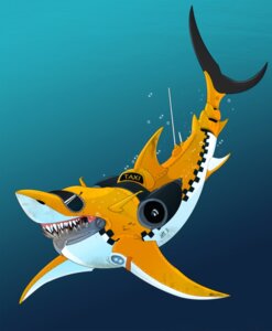 Rating: Safe Score: 0 Tags: 2010 ambiguous_gender aquatic commercial_vehicle dinkysaurus e621 feral fish hydrojet jet_pack living_machine machine public_transportation robot robot_feral shark solo taxicab underwater vehicle vehicle_for_hire water User: bunchy7s