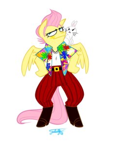 Rating: Safe Score: 0 Tags: 2012 ace_ventura ace_ventura_(copyright) angel_(mlp) blue_eyes clothed clothing duo e621 equid equine feathered_wings feathers female fluttershy_(mlp) friendship_is_magic fur hair hasbro lagomorph leporid male mammal my_little_pony mythological_creature mythological_equine mythology parody pegasus pink_hair rabbit signature simple_background tail white_background wings xxdaimonxx yellow_body yellow_feathers yellow_fur User: bunchy7s