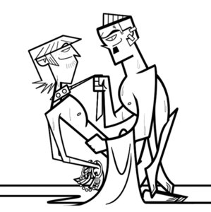Rating: Explicit Score: 0 Tags: 2boys choker duncan_(tdi) gay handcuffs harold_(tdi) leash male male_only monochrome rule34 straight_hair total_drama_island User: bunchy7s
