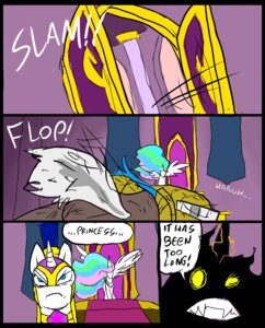 Rating: Safe Score: 0 Tags: 2012 angry armor blue_eyes clothed clothing comic dialogue digital_media_(artwork) e621 english_text equid equine feathered_wings feathers female feral friendship_is_magic fur glowing glowing_eyes group hair hasbro horn inside mammal metal_(artist) multicolored_hair my_little_pony mythological_creature mythological_equine mythology princess princess_celestia_(mlp) royal_guard_(mlp) royalty shining_armor_(mlp) simple_background text unicorn white_body white_feathers white_fur winged_unicorn wings User: bunchy7s