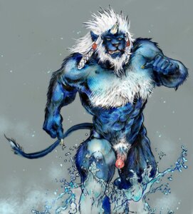 Rating: Explicit Score: 0 Tags: abs anthro biceps blue_body blue_fur body_hair braided_hair brown_eyes chest_hair circumcised claws clenched_teeth e621 felid final_fantasy final_fantasy_x fur genitals grey_claws grin hair half-erect happy horn humanoid_genitalia humanoid_penis kimahri male mammal muscular muscular_anthro muscular_male nude pecs penis pockyrumz pubes ronso running smile solo square_enix tail teeth water white_body white_body_hair white_fur white_hair User: bunchy7s
