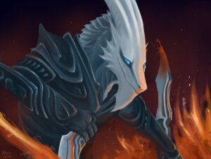 Rating: Safe Score: 0 Tags: 2013 anthro armor blajn blood bodily_fluids claws dragon e621 fire horn knight male melee_weapon mythological_creature mythological_scalie mythology scalie shield solo sword warrior weapon User: bunchy7s