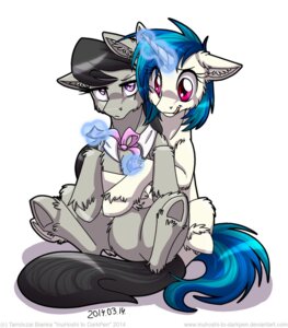 Rating: Safe Score: 0 Tags: 2014 black_hair blue_hair bow_(feature) bow_tie duo e621 earth_pony equid equine female feral friendship_is_magic glowing hair hasbro horn horse inuhoshi-to-darkpen magic mammal multicolored_hair my_little_pony mythological_creature mythological_equine mythology octavia_(mlp) pony purple_eyes romantic romantic_couple simple_background sitting sparkles two_tone_hair unicorn vinyl_scratch_(mlp) white_background User: bunchy7s