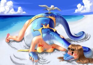Rating: Safe Score: 0 Tags: 2006 aquatic avian beach bird bra clothing detailed_background duo e621 edmol elasmosaurid elasmosaurus eyewear female feral glasses gull lari larid outside plesiosaur prehistoric_species reptile sand scalie seaside sky swimwear tail teeth transformation underwear water what_has_science_done User: bunchy7s