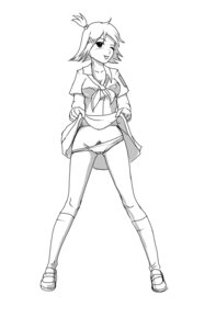 Rating: Questionable Score: 0 Tags: 2ch.ru clothing female greyscale hai!-tan hai-tan hair_ornament hairclip huyase legs mascot monochrome necktie original panties pubic_hair ru-chans rule34 school_uniform serafuku shirt side_ponytail simple_background sketch skirt solo soviet underwear upskirt white_background User: bunchy7s