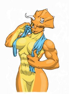Rating: Questionable Score: 0 Tags: 2006 anthro areola areola_slip ben_(dalus) biped bone_frill breasts ceratopsian ceratopsid chasmosaurine dalus digital_media_(artwork) dinosaur e621 facial_horn female frill_(anatomy) horn marginocephalian muscular muscular_anthro muscular_female non-mammal_breasts nose_horn nude one_eye_closed ornithischian pinup pose prehistoric_species reptile scalie seductive simple_background solo standing towel towel_around_neck triceratops white_background wink User: bunchy7s