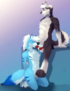 Rating: Explicit Score: 0 Tags: anthro anthro_on_anthro balls barrakoda blue_body blue_fur breasts canid canine canis domestic_dog duo e621 erection fellatio female female_penetrated fur genitals hair husky kneeling male male/female male_penetrating male_penetrating_female mammal masturbation no_swift nordic_sled_dog nude oral oral_penetration penetration penile penis sex sitting spitz strict_husky stripes tail vaginal vaginal_masturbation white_hair User: bunchy7s