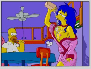 Rating: Explicit Score: 0 Tags: 20th_century_studios accurate_art_style breasts clothing color eating female hair_down homer_simpson human indoors male marge_simpson milk nipples rule34 tagme the_simpsons yellow_body yellow_skin yellowgirl User: bunchy7s