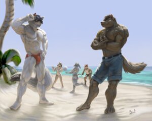 Rating: Explicit Score: 0 Tags: 5:4 abs anthro beach belt biceps big_muscles bikini blue_eyes bottomwear brown_body brown_eyes brown_fur bulge canid canine canis chest_tuft clothed clothing denim denim_bottomwear denim_clothing detailed_background detailed_bulge dog_tags e621 eyewear female flexing fluffy fluffy_tail fox front_view fur genital_outline group hair hand_on_hip jeans lion21 male mammal musclegut muscular muscular_male outside pants pecs penis_outline plant plantigrade pose sand scenery seaside short_hair shorts skimpy sky slightly_chubby smile speedo sport standing sunglasses swimwear tail tattoo thong tight_clothing topless tree tuft two-piece_swimsuit underwear vein volleyball white_body white_fur wolf wood User: bunchy7s