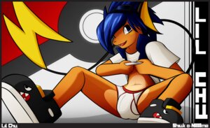 Rating: Questionable Score: 0 Tags: anthro blue_eyes blue_hair briefs bulge clothed clothing colored_seam_underwear e621 fan_character generation_1_pokemon hair lilchu_(character) looking_at_viewer male mammal nintendo pantsless pantsless_anthro pantsless_male pokemon pokemon_(species) pokemorph raichu red_seam_briefs red_seam_underwear rodent shiuk solo spread_legs spreading tail tighty_whities underwear undressing white_briefs white_clothing white_underwear User: bunchy7s