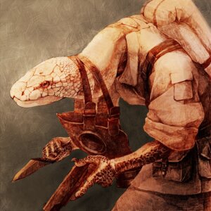 Rating: Safe Score: 0 Tags: 1:1 anthro backpack clothing e621 gabasso gas_mask gun knife lizard male mask military pouch_(clothing) ranged_weapon reptile restricted_palette scales scalie shirt snake solo topwear weapon User: bunchy7s