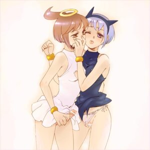 Rating: Explicit Score: 0 Tags: 1futa 1girls angel_and_devil blush censored character_request demon devil female futa_on_female futa_sans_balls futa_with_female futanari halo intersex no_balls original panties penis rule34 short_hair side-tie_panties underwear yukimitsuki User: bunchy7s