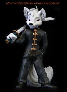 Rating: Safe Score: 0 Tags: alps anthro canid canine clothed clothing e621 forgottenforest fox fully_clothed fur male mammal melee_weapon sculpture solo statue suit sword tail text uniform url weapon white_body white_fur User: bunchy7s