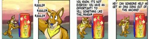 Rating: Safe Score: 0 Tags: abstract_background anthro athletic athletic_anthro athletic_male base_one_layout black_eyes brown_body brown_fur canid canine canis canyon clenched_teeth clothing colored colored_sketch comic countershade_torso countershading coyote coyoteville dialogue digital_drawing_(artwork) digital_media_(artwork) e621 english_text feet four_frame_image fur gradient_sky humor innuendo kerchief machine male mammal multicolored_body multicolored_fur one_row_layout onomatopoeia outside pink_sky repeated_text sean_o'desse shaded sketch sky solo sound_effects source_request stevethedragon sunset tail tan_body tan_fur teeth text the_truth two_tone_body two_tone_fur vending_machine warm_colors yellow_sky User: bunchy7s