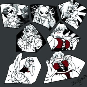Rating: Questionable Score: 0 Tags: 1:1 2009 anthro clothing corset digital_drawing_(artwork) digital_media_(artwork) duo e621 female gender_transformation hi_res human lingerie male mammal mask mohawk monochrome mtf_transformation surprised tail tgwonder thong topwear torn_clothing transformation underwear User: bunchy7s
