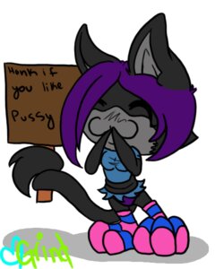 Rating: Safe Score: 0 Tags: 5:6 :3 anthro breasts chibi clothed clothing domestic_cat e621 felid feline felis female footwear grind_(artist) hair holding_object holding_sign legwear mammal panties prehensile_tail sega short_hair sign signature smile socks solo sonic_the_hedgehog_(series) tail trix_the_cat_(character) underwear User: bunchy7s