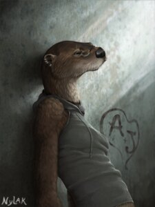Rating: Safe Score: 0 Tags: 2010 3:4 against_surface against_wall anthro biped brown_body brown_fur clothed clothing clothing_cord collar collar_tag digital_media_(artwork) drawstring drawstring_topwear e621 ear_piercing eyewear female fur glasses half-length_portrait hoodie mammal mustelid nylak nylak_(character) otter piercing portrait sad shirt solo standing tank_top topwear whiskers User: bunchy7s Rating: Safe Score: 0 Tags: 2010 3:4 against_surface against_wall anthro biped brown_body brown_fur clothed clothing clothing_cord collar collar_tag digital_media_(artwork) drawstring drawstring_topwear e621 ear_piercing eyewear female fur glasses half-length_portrait hoodie mammal mustelid nylak nylak_(character) otter piercing portrait sad shirt solo standing tank_top topwear whiskers User: bunchy7s