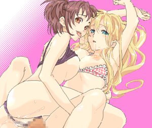 Rating: Explicit Score: 0 Tags: after_kiss arms_up ass bikini bisexual blonde_hair breast_press breasts brown_hair censored dosanko female lowres male multiple_females multiple_girls oekaki original penis rule34 saliva saliva_string saliva_trail shirt_lift swimsuit tongue yuri User: bunchy7s