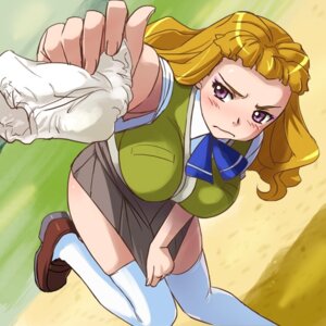 Rating: Explicit Score: 0 Tags: blush breasts clothing covering covering_crotch duplicate eyeshadow female haruyama holding holding_panties large_breasts lowres makeup my-hime offering_underwear panties rule34 school_uniform skirt skirt_tug stockings suzushiro_haruka thighhighs underwear User: bunchy7s