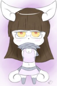 Rating: Safe Score: 0 Tags: 2_tails blush bottomwear breasts brown_hair cleavage clothed clothed_female clothing e621 eyewear female fur generation_6_pokemon glasses gloves_(marking) hair leg_markings markings meowstic meowstic_(female) midriff multi_tail nintendo pokemon pokemon_(species) raincandies red_eyes scarf shirt skirt socks_(marking) solo tail tank_top topwear white_body white_fur yellow_sclera User: bunchy7s