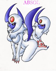 Rating: Questionable Score: 0 Tags: absol anthro anthrofied big_breasts black_nose breasts canid claws e621 english_text featureless_breasts female feral generation_3_pokemon hair looking_at_viewer mammal neck_tuft nintendo nude pokemon pokemon_(species) pokemorph red_eyes simple_background smile solo text tuft unknown_artist white_background User: bunchy7s