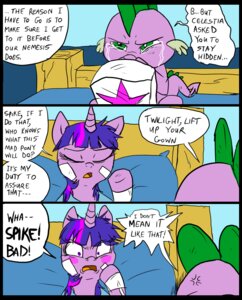 Rating: Safe Score: 0 Tags: 2012 angry bandage blush bodily_fluids clothed clothing comic crying dialogue digital_media_(artwork) dragon duo e621 english_text equid equine female feral friendship_is_magic fur green_eyes hair hasbro horn inside male mammal metal_(artist) multicolored_hair my_little_pony mythological_creature mythological_equine mythological_scalie mythology purple_body purple_eyes purple_fur purple_hair sad scalie spike_(mlp) tail tears text twilight_sparkle_(mlp) two_tone_hair unicorn User: bunchy7s Rating: Safe Score: 0 Tags: 2012 angry bandage blush bodily_fluids clothed clothing comic crying dialogue digital_media_(artwork) dragon duo e621 english_text equid equine female feral friendship_is_magic fur green_eyes hair hasbro horn inside male mammal metal_(artist) multicolored_hair my_little_pony mythological_creature mythological_equine mythological_scalie mythology purple_body purple_eyes purple_fur purple_hair sad scalie spike_(mlp) tail tears text twilight_sparkle_(mlp) two_tone_hair unicorn User: bunchy7s