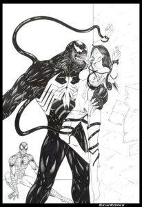 Rating: Explicit Score: 0 Tags: 1girls 2boys black_and_white female human jessica_drew male marvel marvel_comics monochrome monster peter_parker rule34 skin-works spider-man spider-man_(series) spider-woman straight straight_hair symbiote venom_(marvel) User: bunchy7s