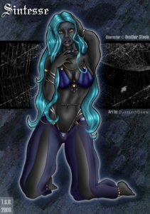 Rating: Questionable Score: 0 Tags: 1girls 2006 black_skin blue_hair breasts cleavage cyan_hair dark_elf darrkestdrow dated drow earrings elf elf_ears elf_female facial_tattoo female harem_outfit kneeling lips pointy_ears red_eyes revealing_clothes rule34 see-through_clothing sideboob sintesse skimpy thong wavy_hair User: bunchy7s