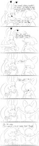 Rating: Questionable Score: 0 Tags: 2013 absurd_res anthro anthrofied bangs bangs_(elpatrixf) bat blush breasts comic e621 elpatrixf english_text fan_character female generation_1_pokemon hair hair_over_eyes hi_res kriyu lagomorph leporid long_hair mammal membrane_(anatomy) membranous_wings monochrome nintendo pokemon pokemon_(species) pokemorph rabbit text wings zubat User: bunchy7s