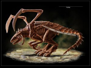 Rating: Safe Score: 0 Tags: 4:3 alien ambiguous_gender arthropod black_border blizzard_entertainment border e621 feral insect nude official_art solo starcraft tail unknown_artist wallpaper zerg zergling User: bunchy7s