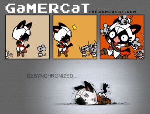 Rating: Safe Score: 0 Tags: ambiguous_gender assassin's_creed black_body black_fur comic domestic_cat e621 english_text felid feline felis fur gamercat_(character) mammal mouse murid murine rodent samantha_whitten text the_gamercat ubisoft User: bunchy7s
