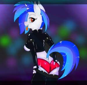 Rating: Questionable Score: 0 Tags: 2013 anthro anthrofied blue_hair breasts butt clothing e621 equid equine female friendship_is_magic hair hasbro hi_res horn latex looking_back mammal multicolored_hair my_little_pony mythological_creature mythological_equine mythology panties red_eyes side_boob solo tail tongue tongue_out two_tone_hair underwear unicorn vinyl_scratch_(mlp) xorza User: bunchy7s