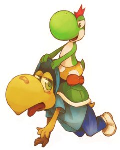 Rating: Safe Score: 0 Tags: anthro band-aid bandage child duo e621 green_yoshi hi_res koopa koopa_troopa koops male mario_bros mount/rider_relations nintendo paper_mario paper_mario:_the_thousand_year_door reptile riding scalie simple_background the_great_gonzales_jr trem_trrn white_background yoshi young User: bunchy7s