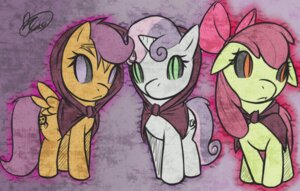 Rating: Safe Score: 0 Tags: accessory apple_bloom_(mlp) aura bow_(feature) bow_accessory bow_ribbon cloak clothing cutie_mark cutie_mark_crusaders_(mlp) e621 earth_pony equid equine feathered_wings feathers female feral florecentmoo friendship_is_magic glowing green_eyes group hair hair_accessory hair_bow hair_ribbon hasbro horn horse long_hair mammal my_little_pony mythological_creature mythological_equine mythology no_pupils orange_body orange_eyes orange_feathers pegasus pony pupils purple_eyes purple_hair quadruped red_eyes red_hair ribbons scootaloo_(mlp) short_hair simple_background slit_pupils sweetie_belle_(mlp) tail toony unicorn white_body wings yellow_body young young_feral User: bunchy7s
