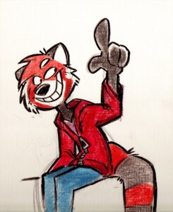 Rating: Safe Score: 0 Tags: ailurid anthro black_nose clothed clothing e621 fully_clothed grin male mammal nicoface red_panda simple_background smile solo tail white_background User: bunchy7s