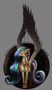 Rating: Safe Score: 0 Tags: absurd_res alpha_channel armor chain crown dialogue e621 english_text equid equine feathered_wings feathers female feral friendship_is_magic fur glowing glowing_eyes hair hasbro headgear hi_res horn huge_filesize i-am-knot long_hair mammal mask multicolored_hair my_little_pony mythological_creature mythological_equine mythology princess_celestia_(mlp) purple_eyes royalty simple_background solo text tiara transparent_background white_body white_feathers white_fur winged_unicorn wings User: bunchy7s