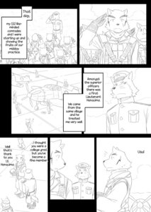Rating: Safe Score: 0 Tags: aircraft airplane anthro canid canine canis clothing comic cotton_(artist) dialogue domestic_dog e621 english_text fur male mammal monochrome sadasaka_usui text tooboe_bookmark vehicle User: bunchy7s