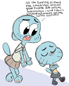 Rating: Safe Score: 0 Tags: anthro bottomwear cartoon_network clothed clothing crossdressing crossed_arms dialogue domestic_cat duo e621 english_text felid feline felis female femboy gumball_watterson hi_res legwear male mammal mature_anthro mature_female midriff mother_(lore) mother_and_child_(lore) mother_and_son_(lore) navel nicole_watterson on_model parent_(lore) parent_and_child_(lore) parent_and_son_(lore) shy simple_background sketch skirt son_(lore) stickypad stockings tail text the_amazing_world_of_gumball thin_calves thin_legs thin_thighs User: bunchy7s Rating: Safe Score: 0 Tags: anthro bottomwear cartoon_network clothed clothing crossdressing crossed_arms dialogue domestic_cat duo e621 english_text felid feline felis female femboy gumball_watterson hi_res legwear male mammal mature_anthro mature_female midriff mother_(lore) mother_and_child_(lore) mother_and_son_(lore) navel nicole_watterson on_model parent_(lore) parent_and_child_(lore) parent_and_son_(lore) shy simple_background sketch skirt son_(lore) stickypad stockings tail text the_amazing_world_of_gumball thin_calves thin_legs thin_thighs User: bunchy7s