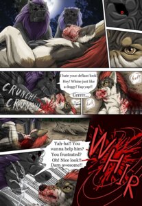 Rating: Questionable Score: 0 Tags: blood bodily_fluids canid canine canis comic dershaltie dialogue domestic_dog e621 english_text feral fox fur gore group hiroyuki_setogawa inayori izuna japanese male mammal oto protective spiritual_stones sweat sweatdrop takeru text threatening wolf User: bunchy7s