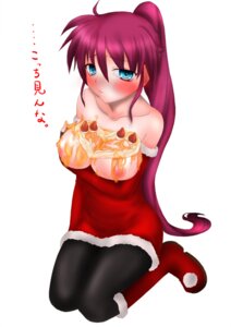 Rating: Explicit Score: 0 Tags: christmas female food lyrical_nanoha mahou_shoujo_lyrical_nanoha minazuki_randoseru nipples pantyhose rule34 santa_costume signum User: bunchy7s