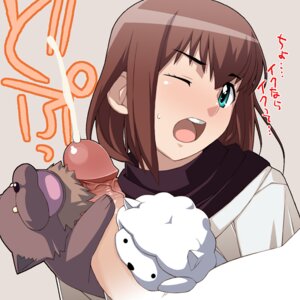 Rating: Explicit Score: 0 Tags: 1boy 1girls cum ejaculation female green_eyes hand_puppet handjob male mubyou penis puppet rule34 short_hair translated two-handed_handjob uncensored wagaya_no_oinari-sama watarabe_keiichi wink User: bunchy7s