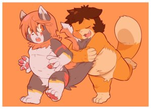 Rating: Safe Score: 0 Tags: anthro brown_hair domestic_cat duo e621 eyes_closed felid feline felis fur gazpacho grey_body grey_fur hair male mammal nude orange_background orange_eyes orange_hair rhyzern simple_background slightly_chubby smile tail tail_hug yellow_body yellow_fur User: bunchy7s