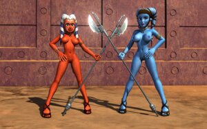 Rating: Explicit Score: 0 Tags: 16:10 2012 3d_(artwork) 5_fingers 5_toes aayla_secura ahsoka_tano alien alien_humanoid areola armlet bracelet breasts clothing collar collar_ring costume digital_media_(artwork) duo e621 eyelashes eyeshadow feet female fingers footwear footwear_only genitals hi_res holding_object holding_weapon humanoid jewelry kondas_peter lekku_(anatomy) long_eyelashes looking_at_viewer makeup melee_weapon metal_collar mostly_nude navel necklace nipples not_furry nude outside polearm pose pseudo_hair purple_eyeshadow shoes shoes_only slave_leia_costume star_wars toes togruta twi'lek ventral_groove vulva weapon widescreen User: bunchy7s