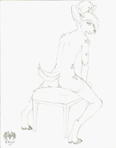 Rating: Questionable Score: 0 Tags: 2014 antlers armpit_hair body_hair butt deer e621 ear_piercing hi_res horn jayce_(jayce0rangetail) male mammal piercing sketch solo zavyn User: bunchy7s